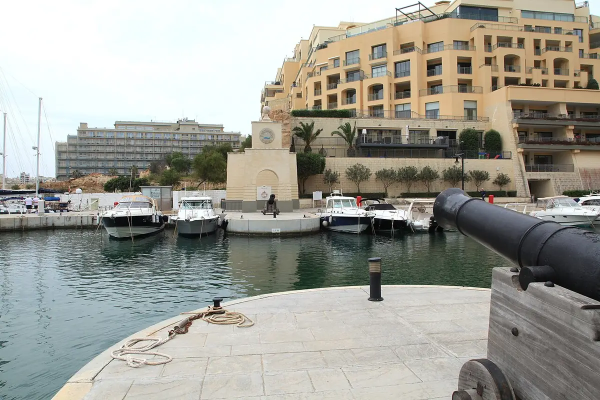 Hilton Malta and Portomaso Marina in St Julian's