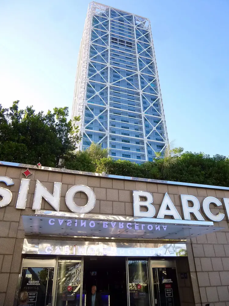 Casino Barcelona and the Hotel Arts tower at Port Olímpic