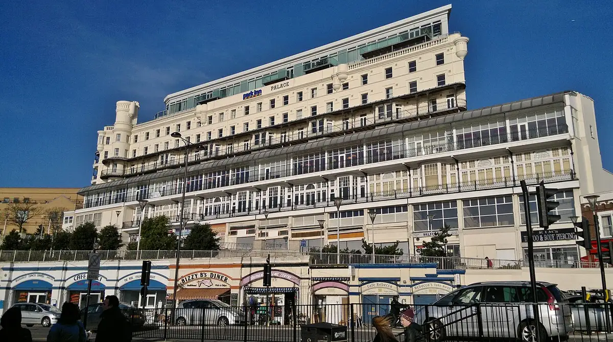 The Park Inn Palace Hotel on the seafront at Southend-on-Sea