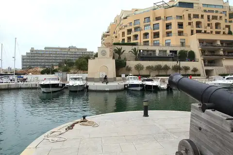 Hilton Malta and Portomaso Marina in St Julian's